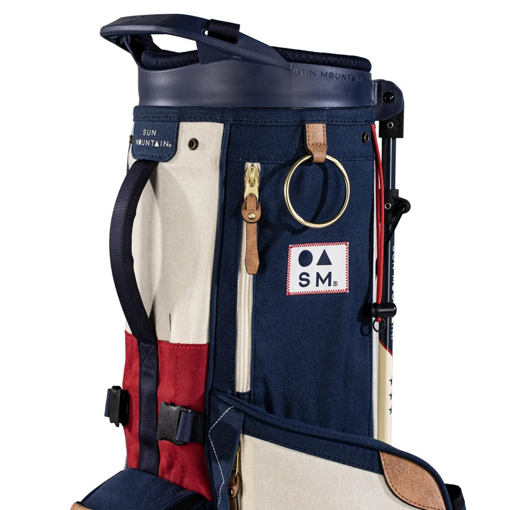 Sun Mountain 2026 Hometown Waxed Canvas Stand Golf Bag - Red